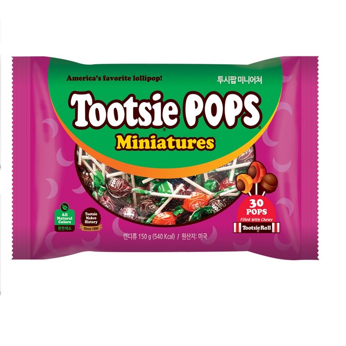 상세설명참고 투시팝 미니어쳐(30입) 150g, 1개