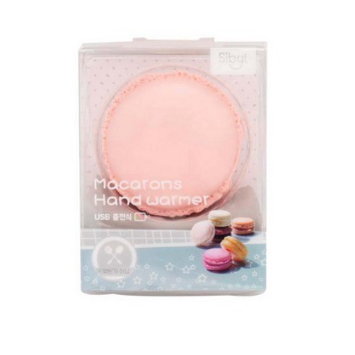 사이빌 마카롱 USB 단면 충전식 손난로, N-01, 핑크