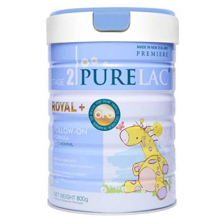 퓨어락 신생아분유 뉴질랜드 수입분유 All NEW 로열플러스 2단계 아기분유 아이사랑 800g 1캔 1세트, 7세트