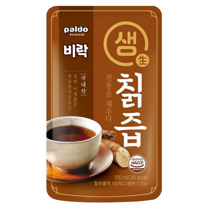 팔도 팔도-비락칡즙파우치120ml(40입), 1팩, 120ml