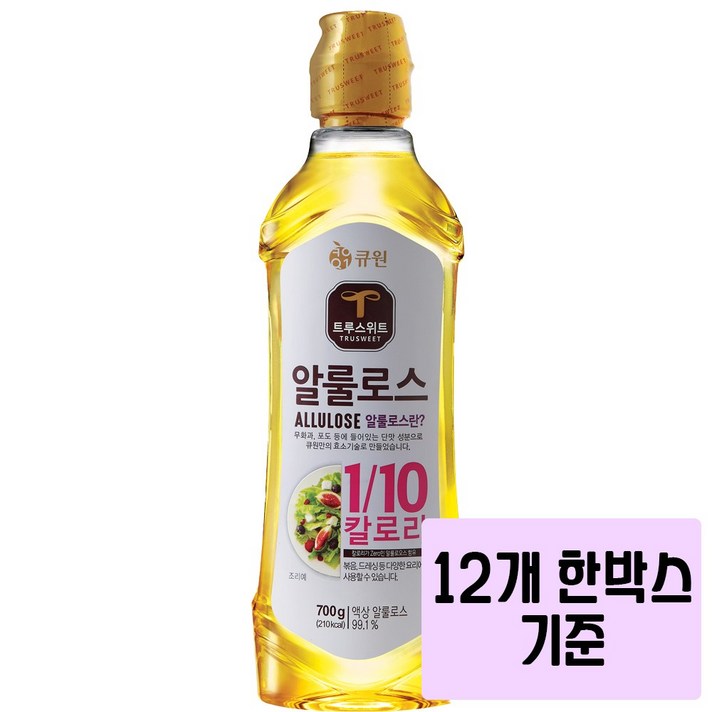 큐원 트루스위트 알룰로스, 700g, 12개