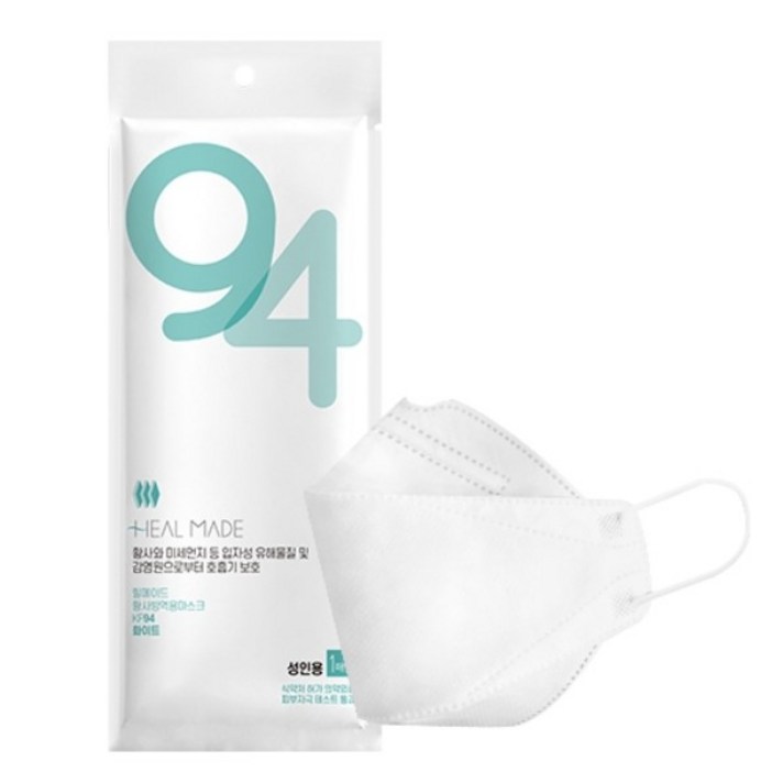 KF94 대형 마스크 1매 개별포장 당일발송 황사 미세먼지 힐메이드, 1개, 50매