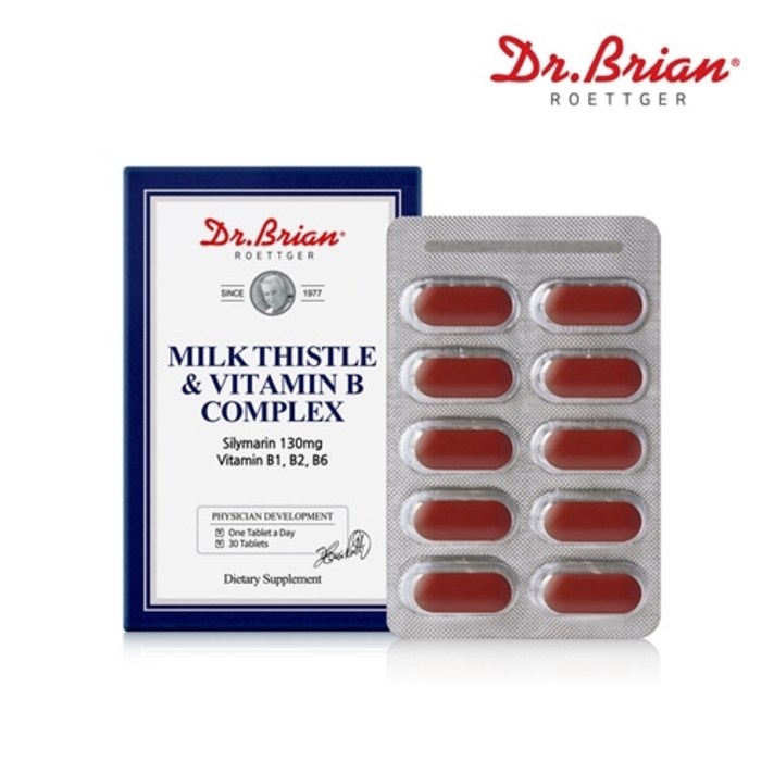 미국 밀크씨슬 비타민B 피로회복 간건강 30정 3개