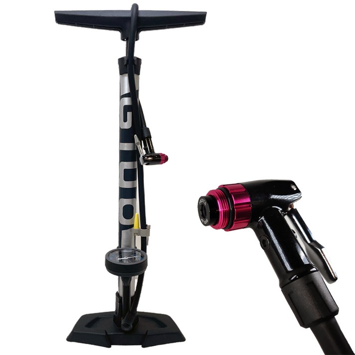 지요 2024년형 풀알루미늄밸브장착 GF-57EGTB 최신최강업그레이드 자전거펌프, GF-57EGTB(2024년형), 1개