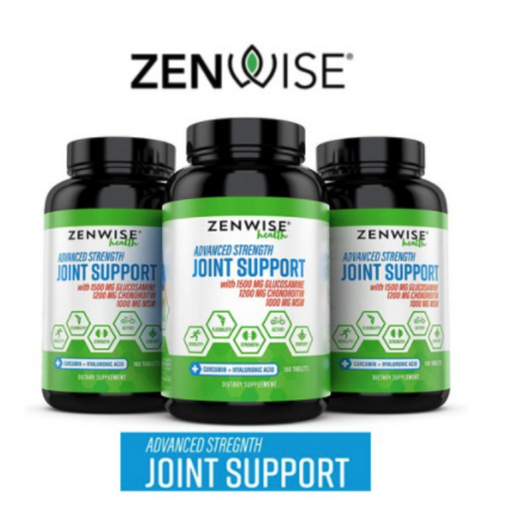 Zenwise 젠와이즈 관절 조인트 서포트 90 180정 고약사 땡와이즈, 1개, 옵션4(180정 2통)