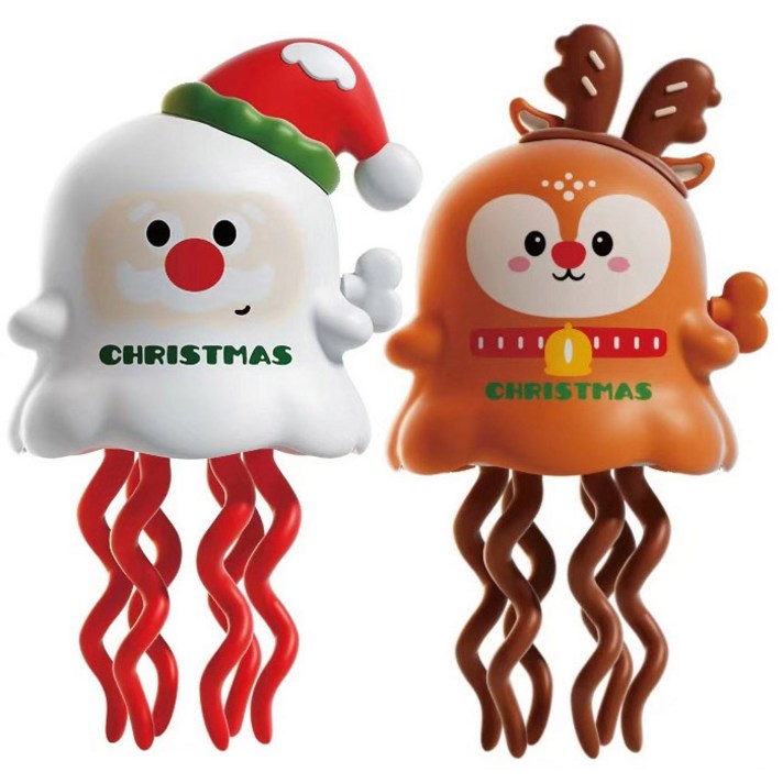 MDC 크리스마스 파티 춤추는 산타,루돌프 2종 세트 태엽  Christmas party set