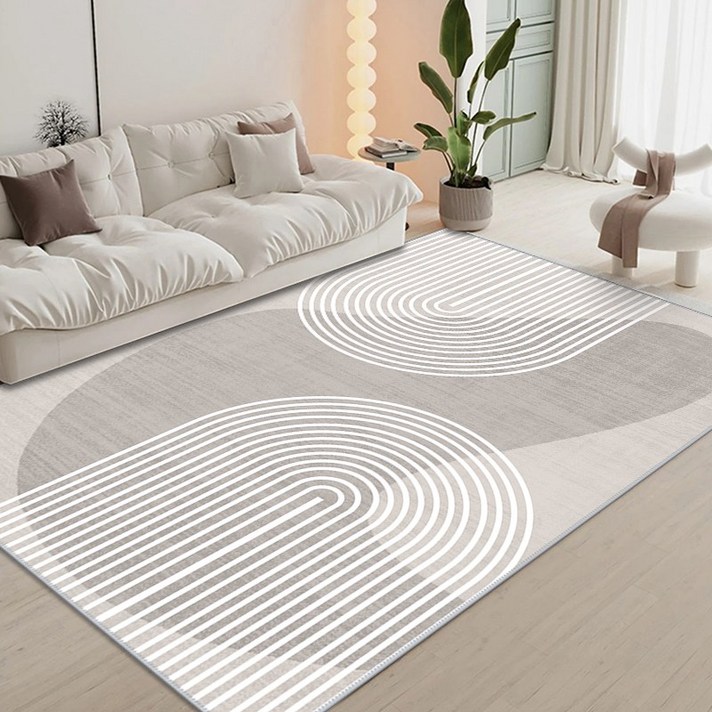 국내생산 BRINCH 당일발송 북유럽 패턴 거실 카페트 대형 특대형 극세사 침실 러그 논슬립 반려동물 북유럽풍 매트 브린치