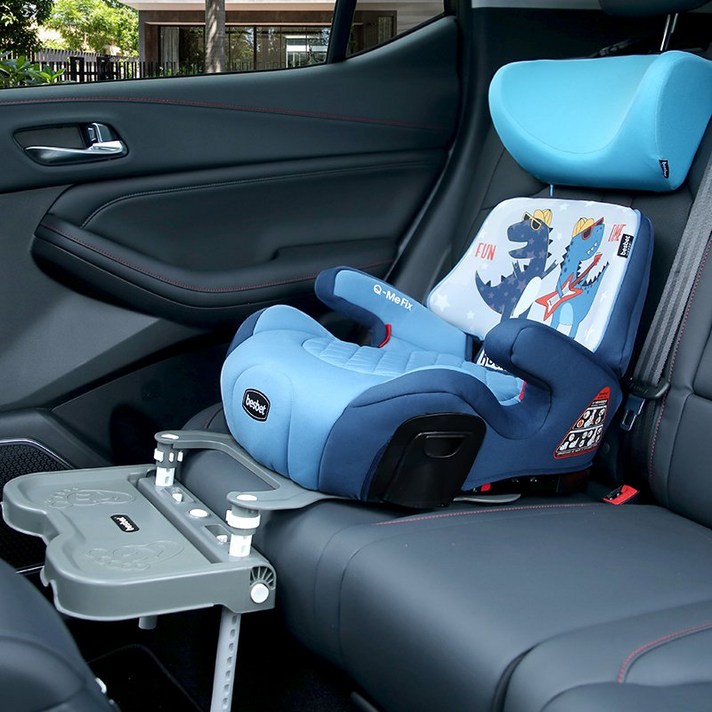 베스벳 어린이 카시트 3-12세 높이 패드 차량 휴대용 간단한 아기 쿠션 ISOFIX, 리틀 공룡 익스트림 여행 패키지