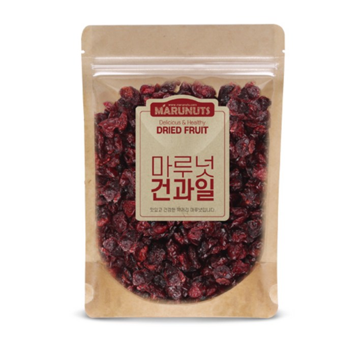 마루넛 건크렌베리 생과일 영양분 농축된 신선한당일포장배송, 500g(250g+250g), 1개