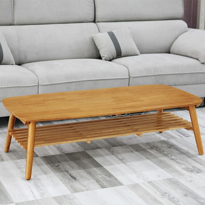 아인스 원목 DIY 좌탁 1200 x 600 x 340 mm, 네추럴