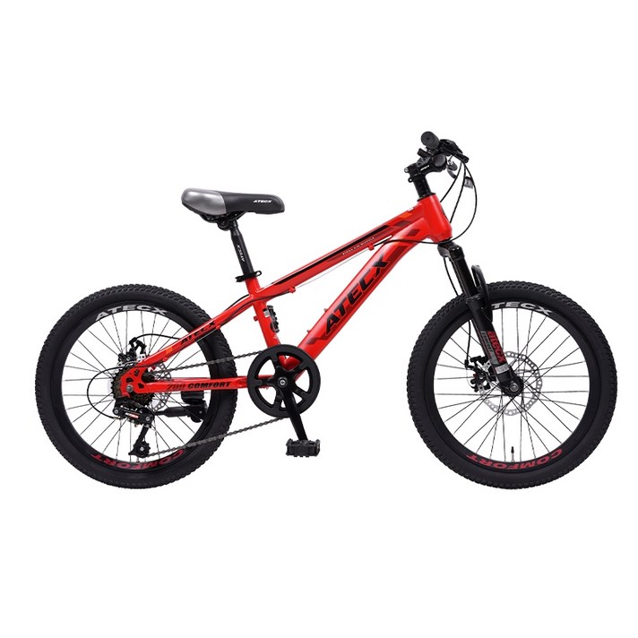 아텍스 컴포트20D 20인치 디스크브레이크 MTB 자전거, 레드/완조립