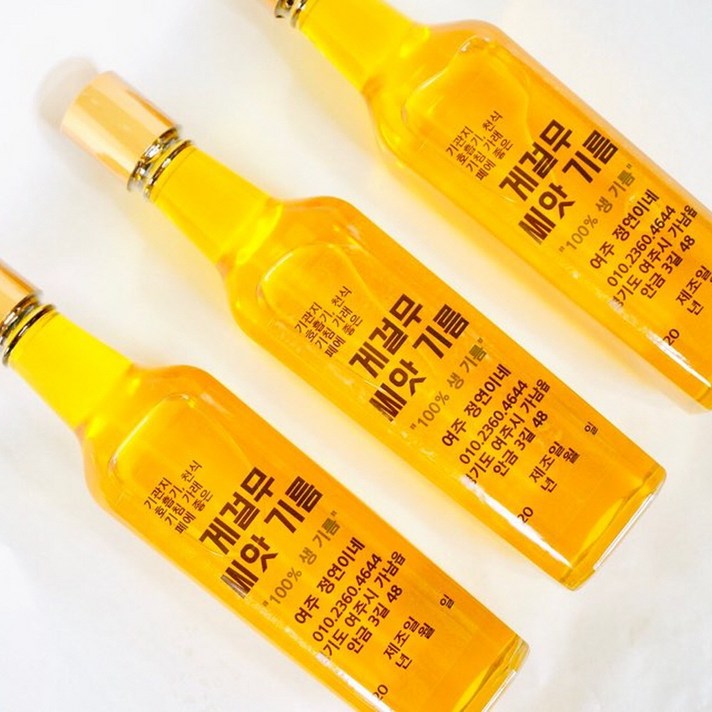 여주 게걸무씨앗기름375ml, 1병, 375ml