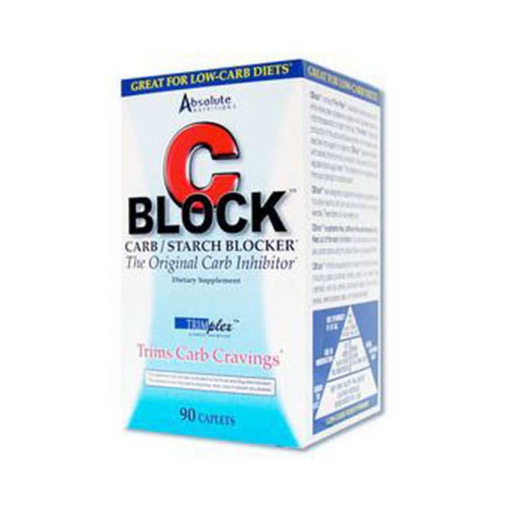 앱솔루트뉴트리션 C 블락 탄수화물 차단제 캐플렛, 90개입, 1개