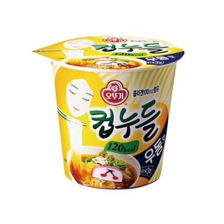 오뚜기 컵누들 우동 컵라면, 34개