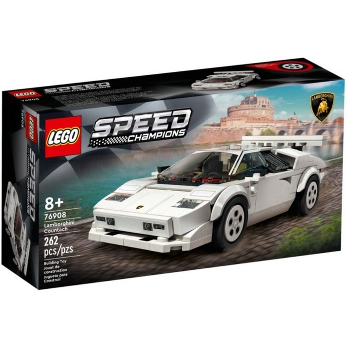  레고 스피드챔피언 Lamborghini Countach 76908, 혼합색상 