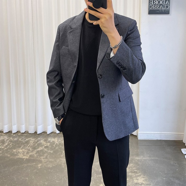 아도르클래식 노블 5컬러 봄 가을 겨울 캐주얼 결혼식 빅사이즈 자켓