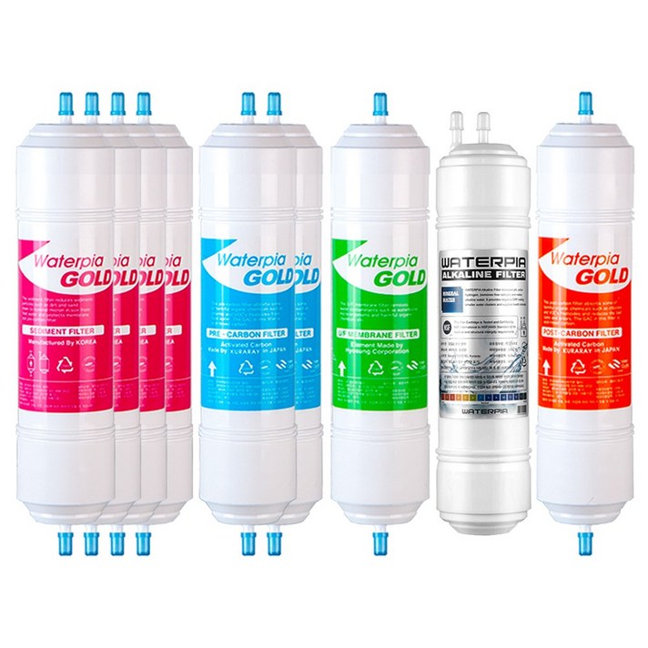 워터피아 골드 정수기필터 (12인치/양방향/1년/알칼리) LSC, 1개