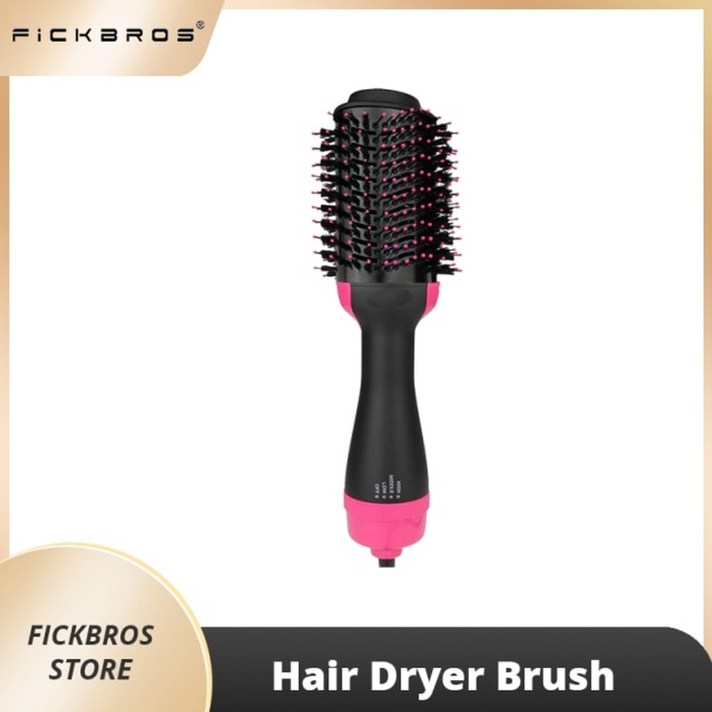 고데빗 히피 봉 아이롱펌 속볼륨 뿌리볼륨 고데기 원스텝 헤어 드라이어 브러시 다기능 음이온 핫 에어 브러시 및 컬링 아이언 헤어 스트레이트너 살롱 차홍 청담 스타일, 협동사, 호주, 검은 색