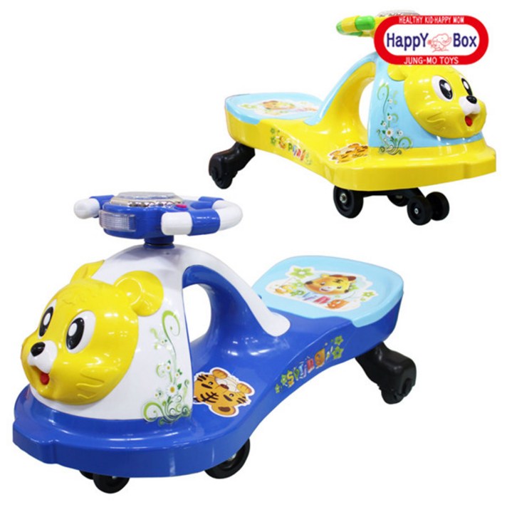 [중모토이] 플러스 해피스윙카 동물, 색상:옐로우