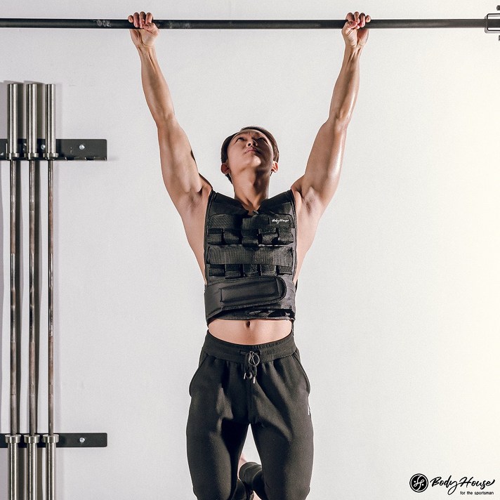 간편한 중량 조끼 10kg 20kg 30kg 블록포함 납 웨이트 모래 무게 헬스 바디하우스, 10kg(원판 포함)