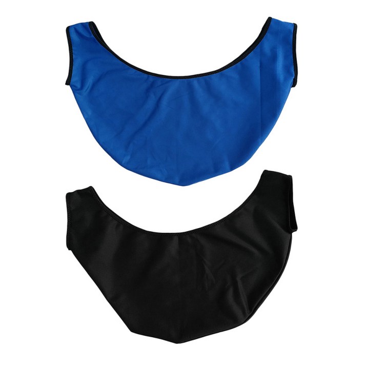 2Pcs 내구성 볼링 공 가방 See-saw 클리너 볼 폴리 셔 및 캐리어, 블랙 블루, 짧은 봉제