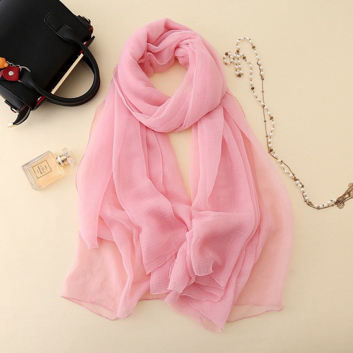 빅사이즈 무지 롱 스카프 머플러 목도리 봄 여름 가을 하늘비즈 A25 O382N433