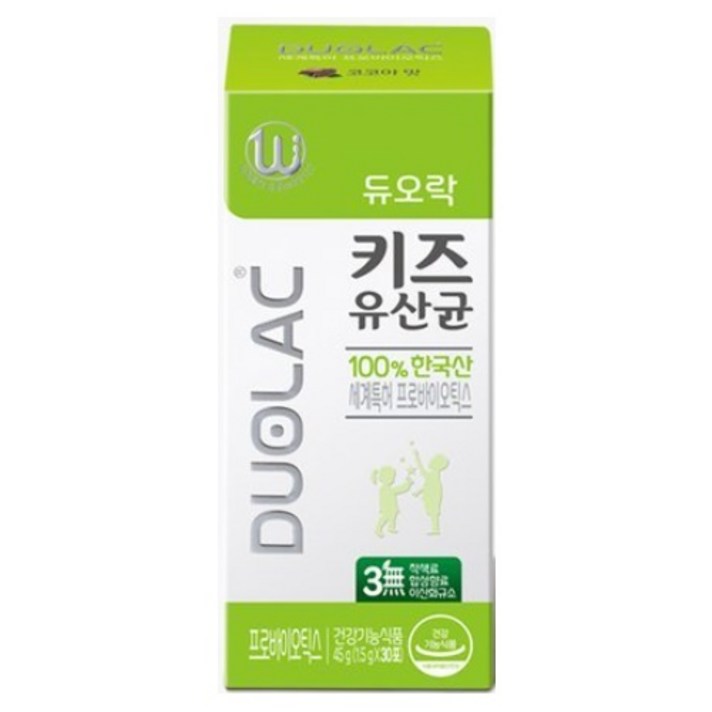 듀오락 키즈 유산균 프로바이오틱스, 1.5g, 30개