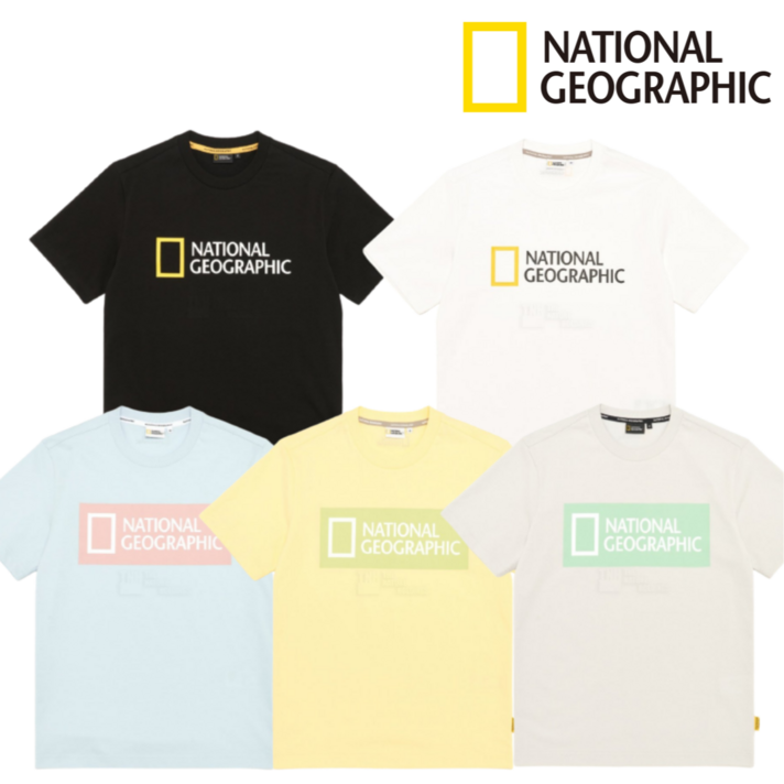 (국내매장판 A/S 가능) [23SS] 내셔널지오그래픽 네오디 빅 로고 반팔 티셔츠 N235UTS920