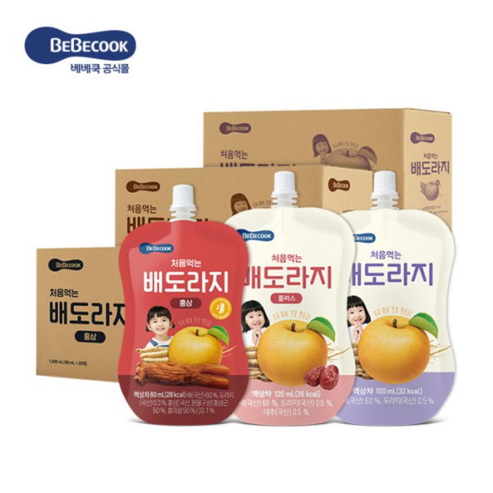 [베베쿡] 배도라지20팩+플러스20팩+홍삼20팩, 상세 설명 참조