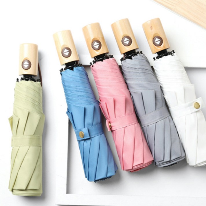 제이스 레이니데이 원터치 원목자동3단우산