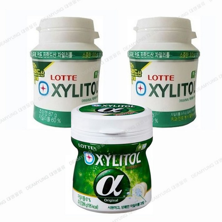 롯데자일리톨 알파 + 오리지날 2p, 1세트