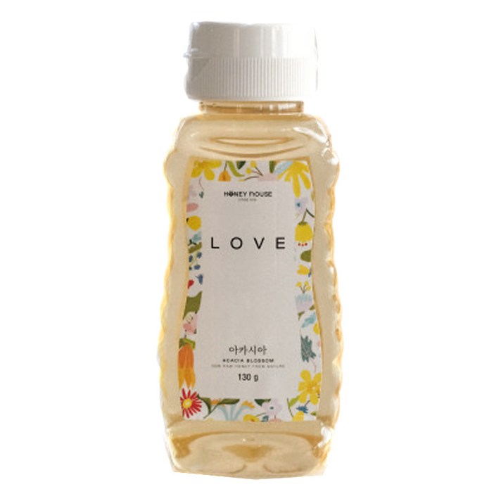 허니하우스 튜브 아카시아 천연 벌꿀, 130g, 1개