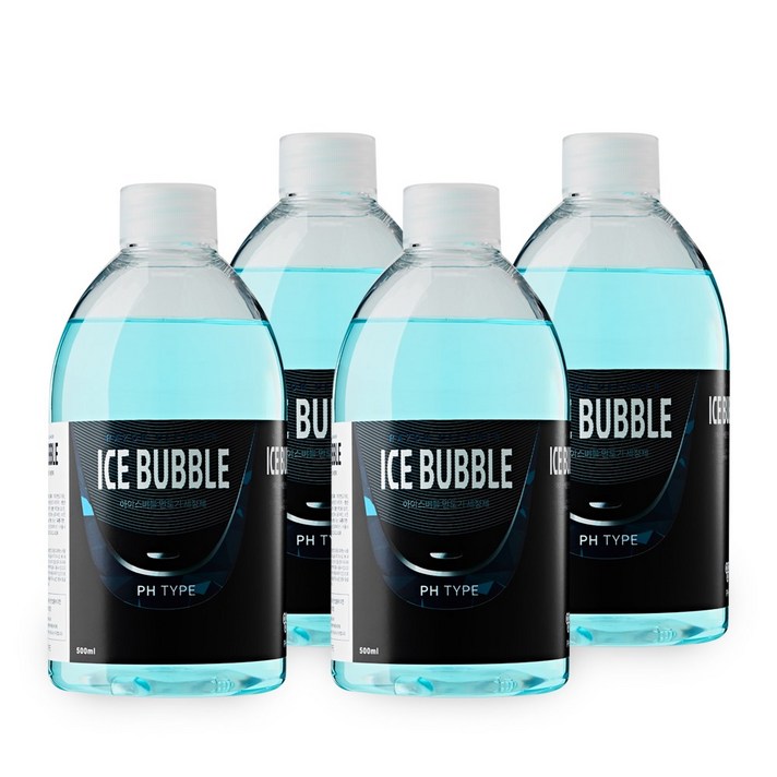 아이스버블 브라운 면도기세정액 리필 파나소닉 필립스 호환, 필립스 호환PH타입, 단일 색상, 4개