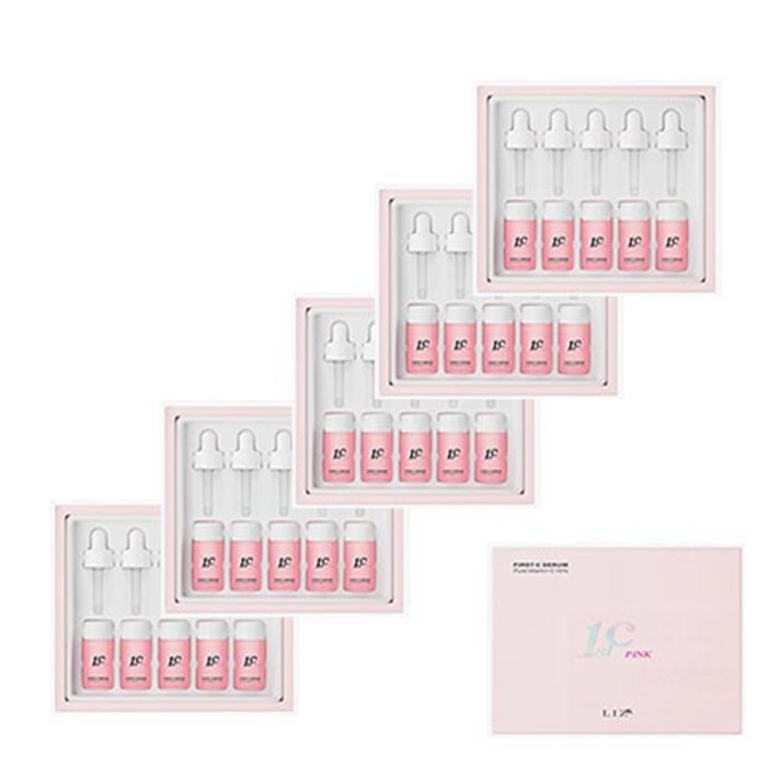  퍼스트씨 핑크세럼 비타민C 15%(5개입) 5세트 10mlx25개, 50ml, 5개 