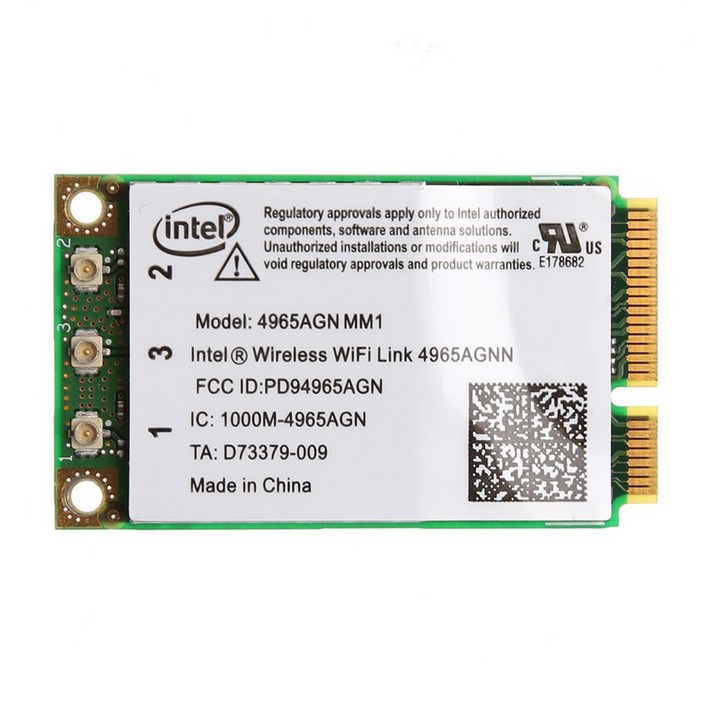미니 PCI-E WiFi 카드 Forintel 4965AGN NM1 노트북 무선 N 네트워크 카드 300MB