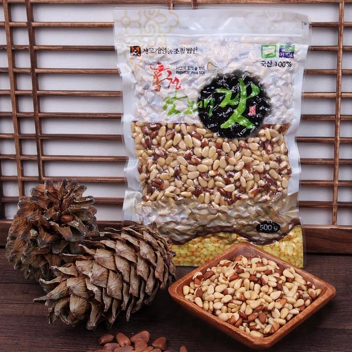 강원도 홍천잣 홍천 백잣 황잣 잣, 황잣(정품) 1kg, 1개