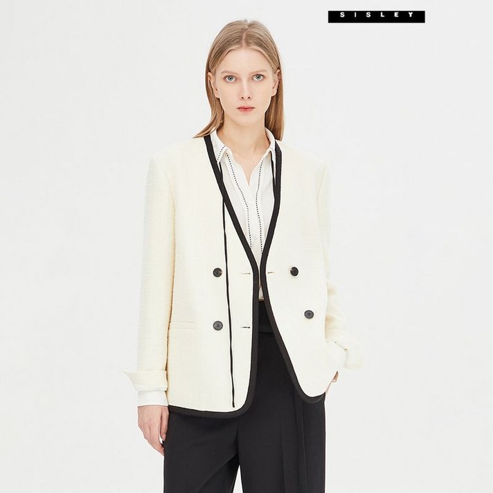 시슬리 캐모마일 트위드 자켓 SAJK04411