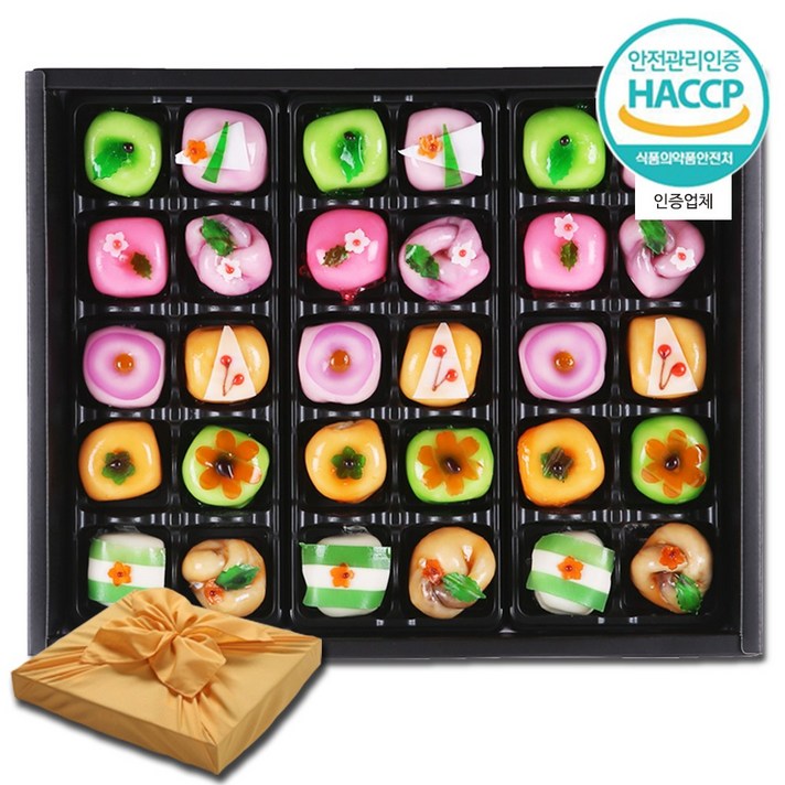 IONE 화과자30구 고급선물세트 기념일선물 부모님선물 명절 추석 단체 다과 만주 왕밤빵, 1650g, 1box