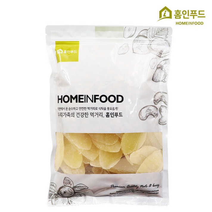 홈인푸드 건파인애플 슬라이스, 1개, 1kg