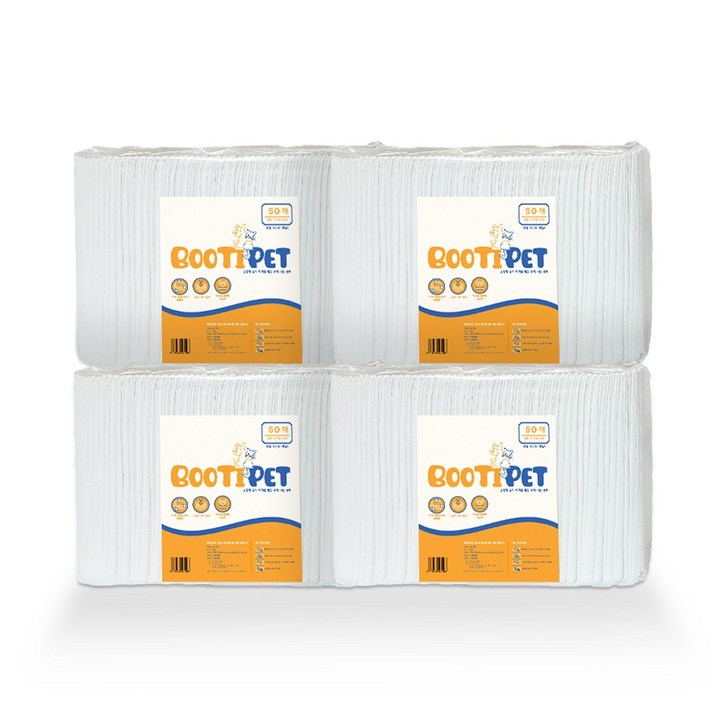 절약형 강아지 배변패드 60x76cm 52g 200매, 4개, 50매입 절약형 강아지 배변패드 60x76cm 52g 200매, 4개, 50매입