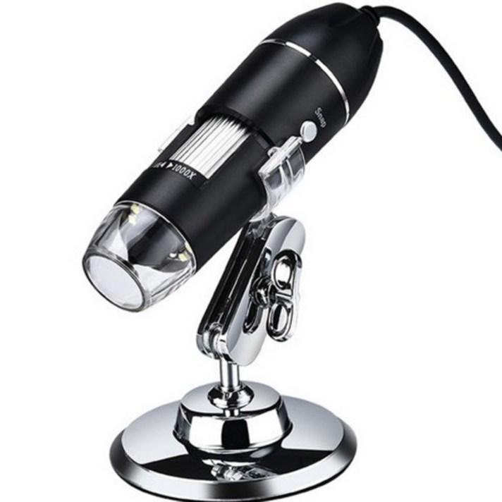 정선품샵 1600X 스마트 현미경 전자현미경 USB 핸드현미경, 1600배
