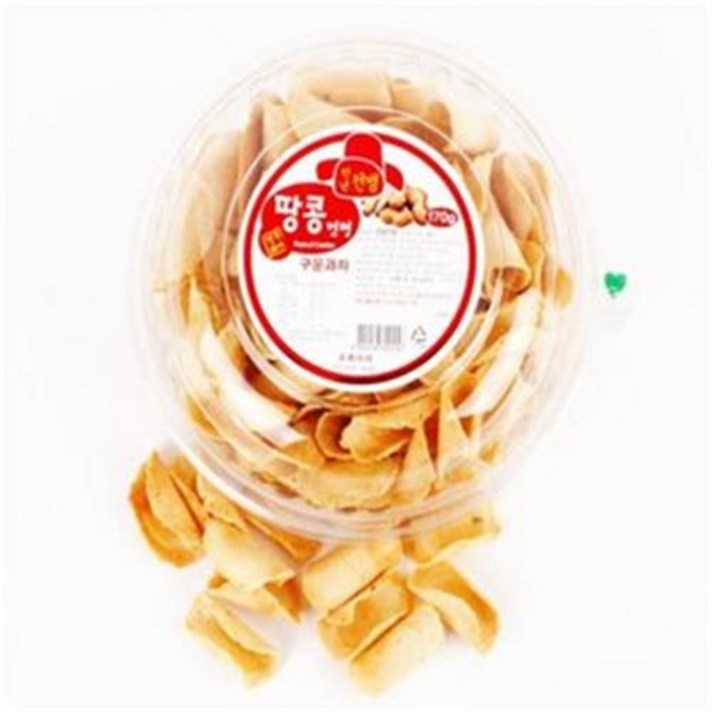 땅콩 전병170gx3통/과자 전병