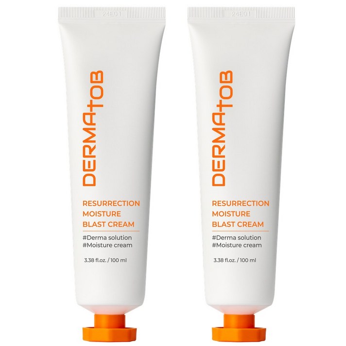 임상 10종 완료 저자극 속건조 진정 쿨링 수분 크림 더마토브, 2개, 100ml