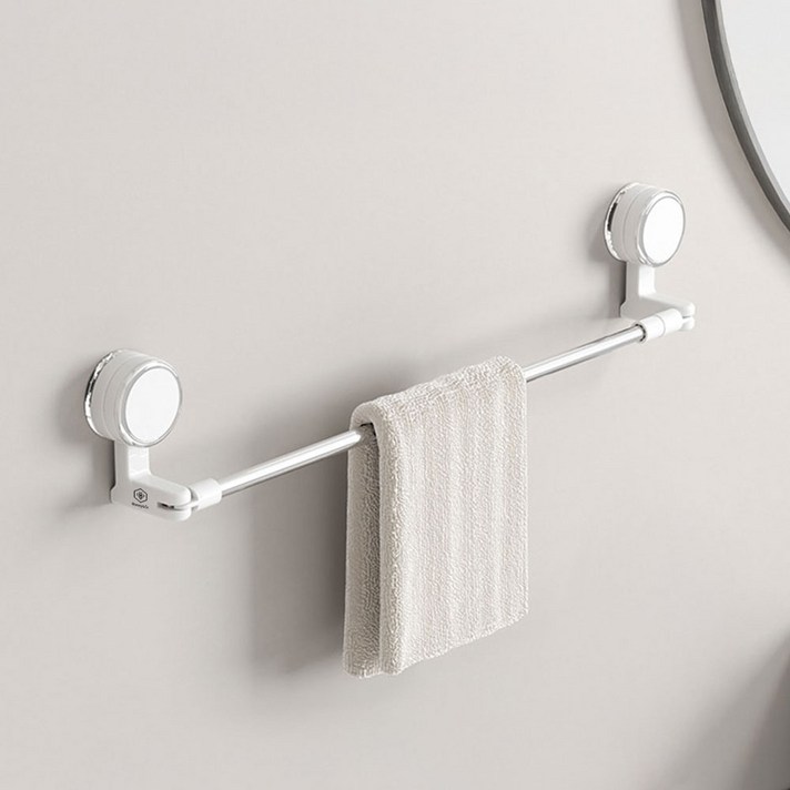 길이조절가능 허니앤코 강력흡착식 무타공 수건걸이