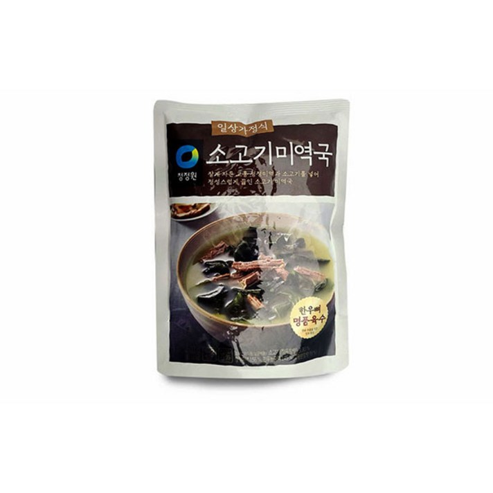 [리키몰]청정 미역~청정원 일상가정식 소고기 미역국[450g], 1팩