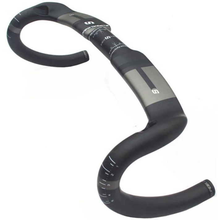 make speed 자전거 에어로 카본 드롭바(싸이클드롭바), 440mm