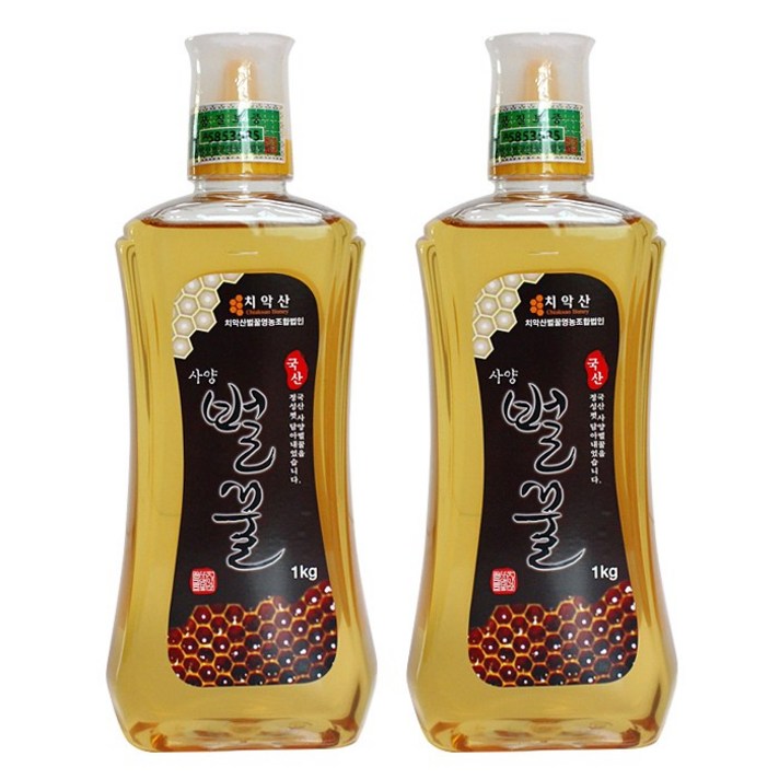 티타임고려 강원도 치악산 사양벌꿀 1kg X 2개 (2kg)