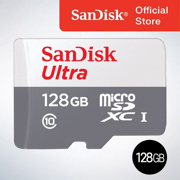 샌디스크코리아 공식인증정품  마이크로 SD카드 SDXC ULTRA 울트라 QUNR 128GB 샌디스크코리아 공식인증정품  마이크로 SD카드 SDXC ULTRA 울트라 QUNR 128GB