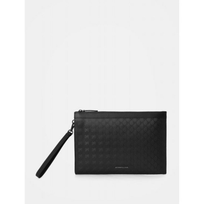 남성 블랙 모노 알리사 포트폴리오 백 (BE08D2M335)