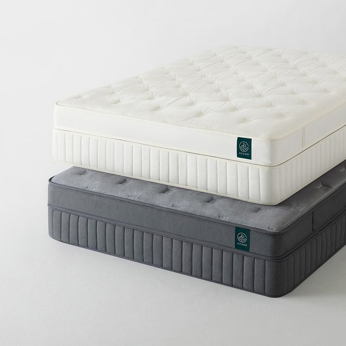  휴도 아늑한 제주 37cm 호텔형 투매트리스 침대 하드타입 슈퍼싱글 퀸 킹 SS Q K 